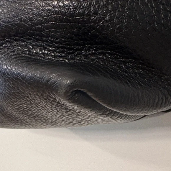 Prada Black Pebbled Leather Large Tote with Adjustable/Removable Crossbody Strap - Picture 6 of 14